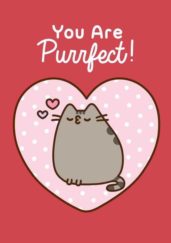 "You Are Purrfect" Note Card