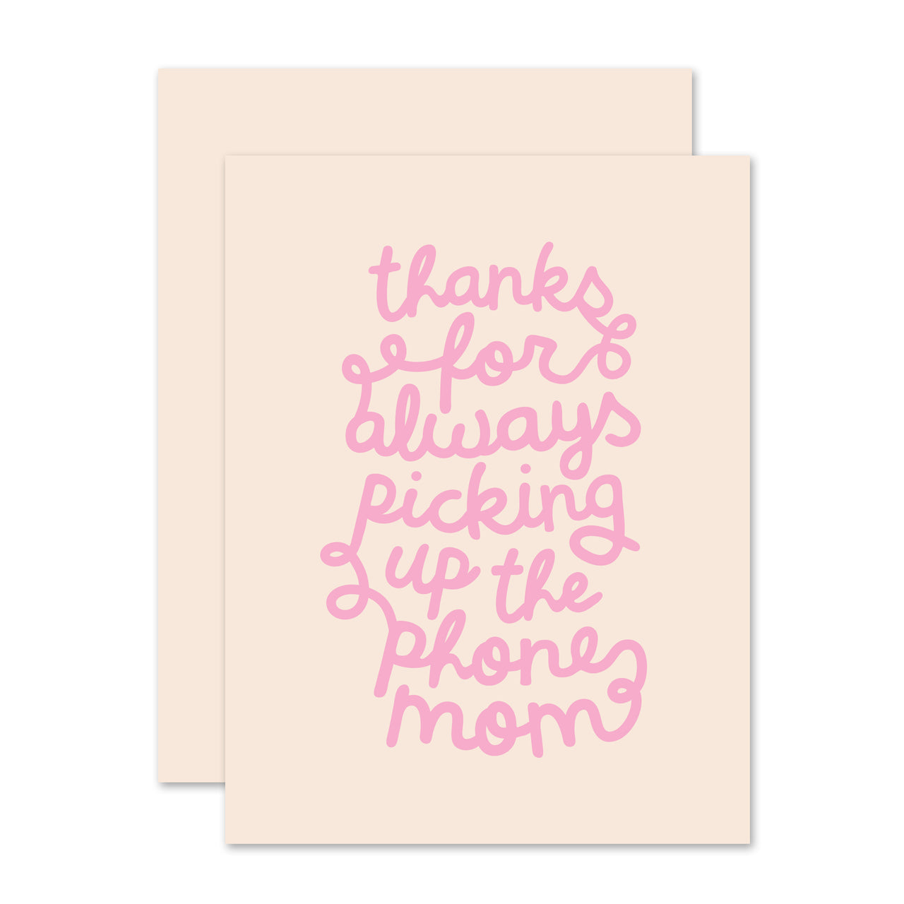 Phone Mom Note Card