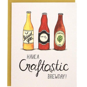 Craftastic Brewday Note Card