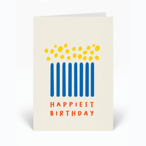 "Happiest Birthday" Note Card
