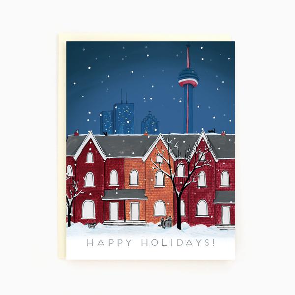 "Toronto: Happy Holidays" box of 8 assorted holiday cards