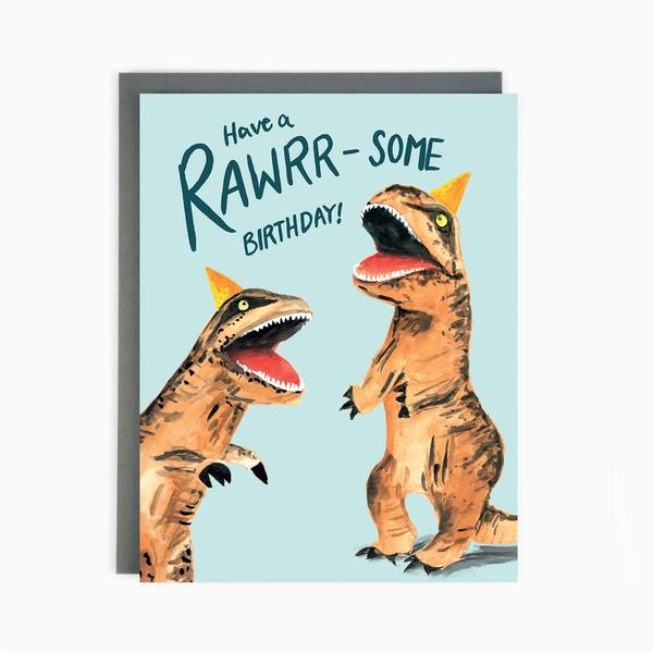 "Rawrr-some" Birthday Card