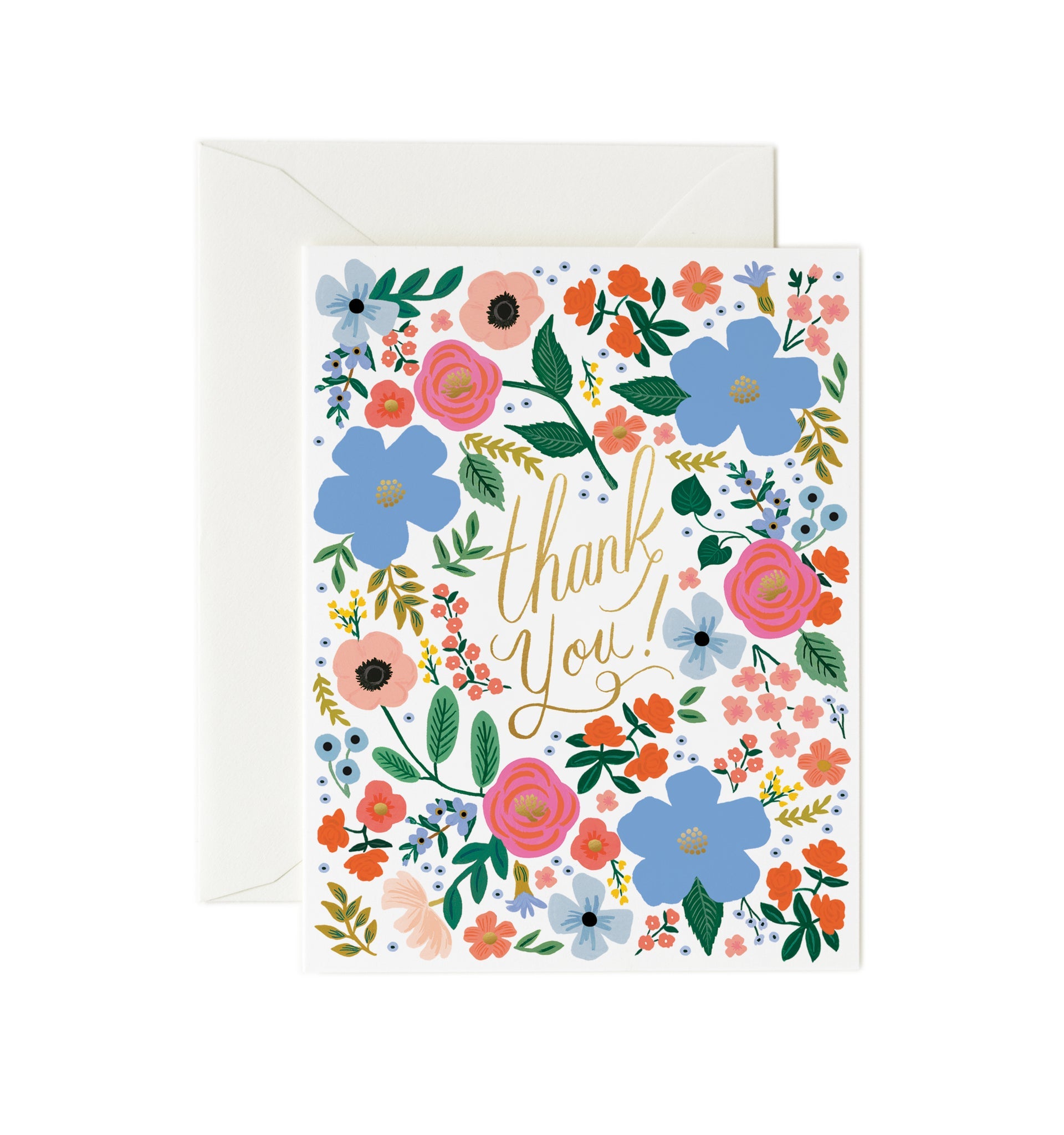 Wild Rose "Thank You!" Note Card