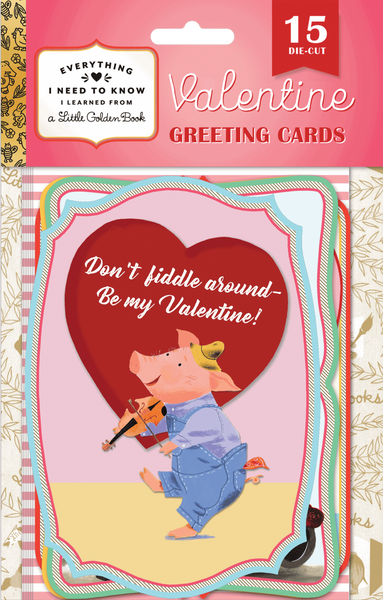 "Modern Storybook" Set of 15 Assorted Valentines