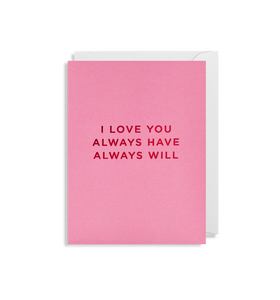 I Love You Mini Card