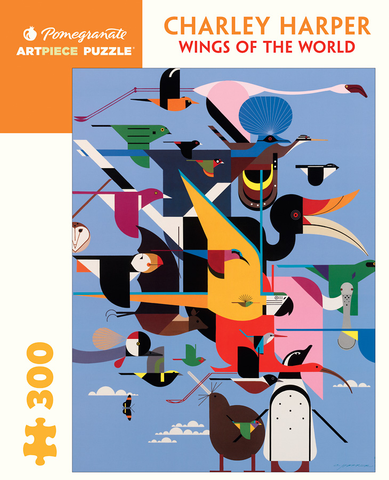 Charley Harper: "Wings of the World" 300 piece jigsaw puzzle