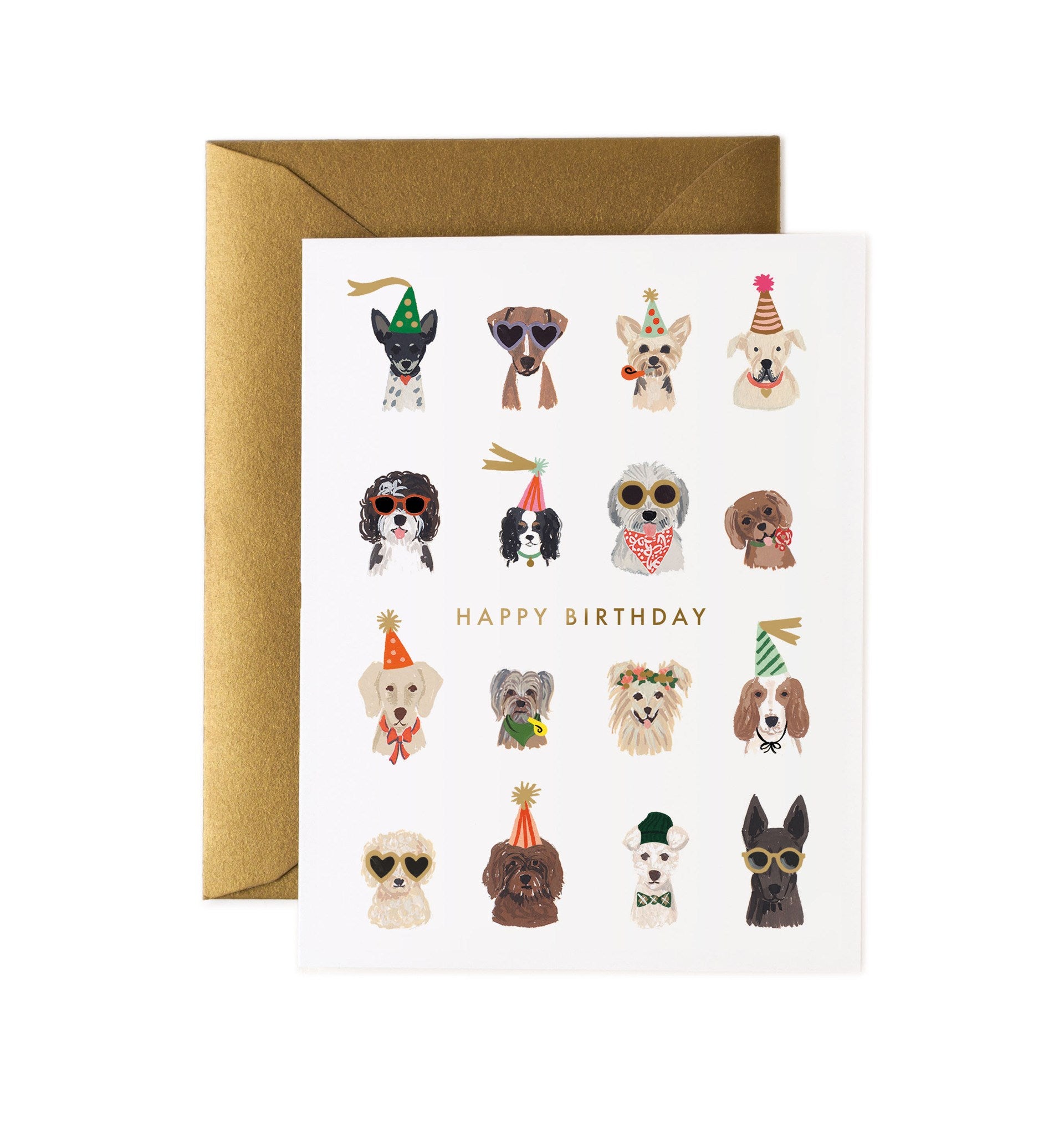 "Party Pups" Birthday Card
