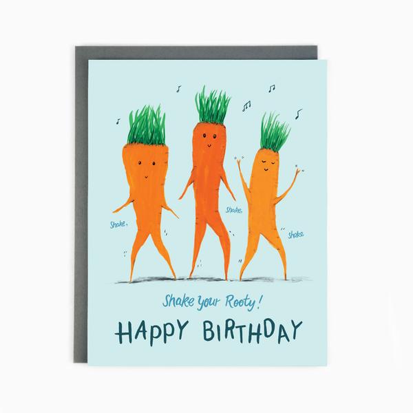 "Shake Your Rooty" Birthday Card