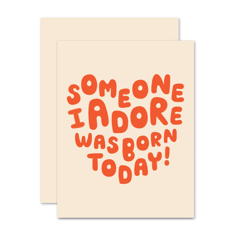 Adore Birthday Card