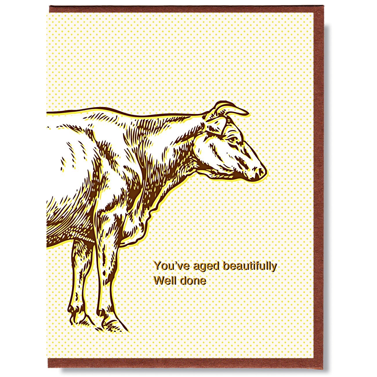 "Aged Beautifully" Greeting Card