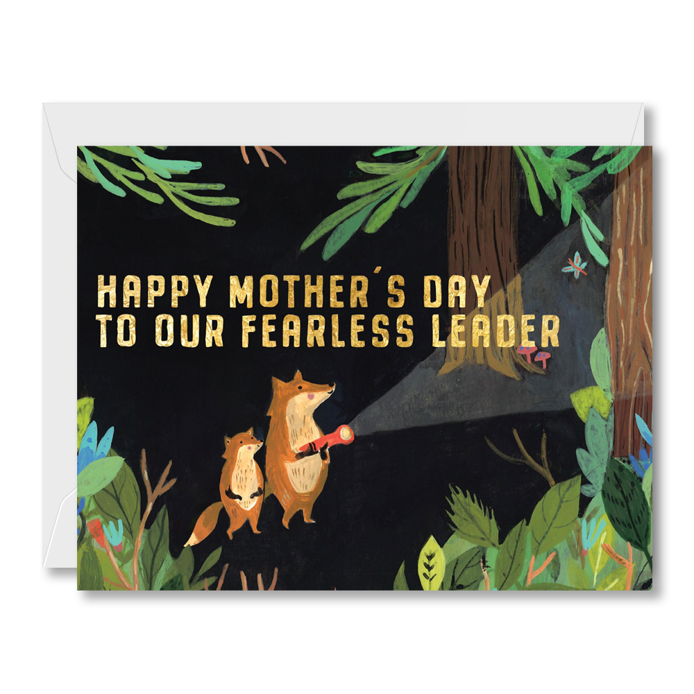 "Fearless Leader" Mother's Day Card
