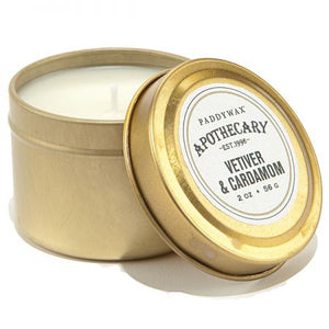 "Vetiver & Cardamom" 2 oz. Apothecary Candle