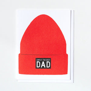 Simply The Best Dad  Note Card