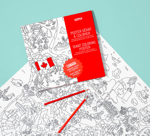 Giant Coloring Poster: Canada