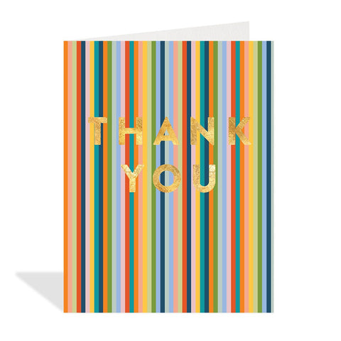 "Thank You Stripes" Note Card