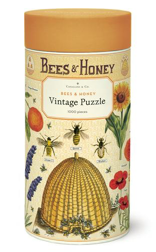 Vintage Jigsaw Puzzle: Bees & Honey