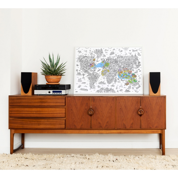 Giant Colouring Poster: Atlas