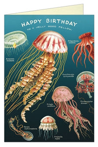 Jellyfish Happy Birthday Card