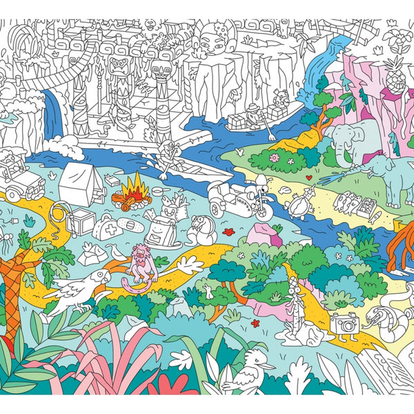 Giant Colouring Poster: Jungle