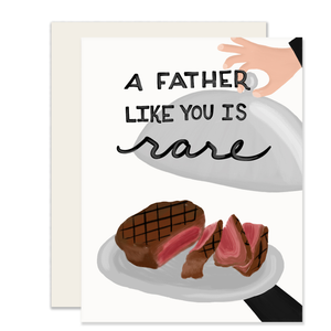 "A Father Like You Is Rare" Note Card