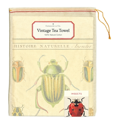 Insects Tea Towel