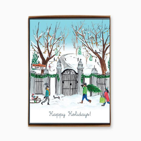 "Toronto: Trinity Bellwoods Park" box of 8 holiday cards