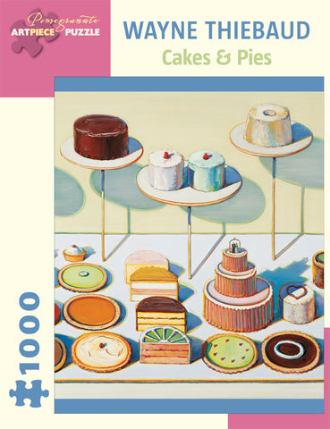 Wayne Thiebaud: "Cakes & Pies" 1,000 piece jigsaw puzzle