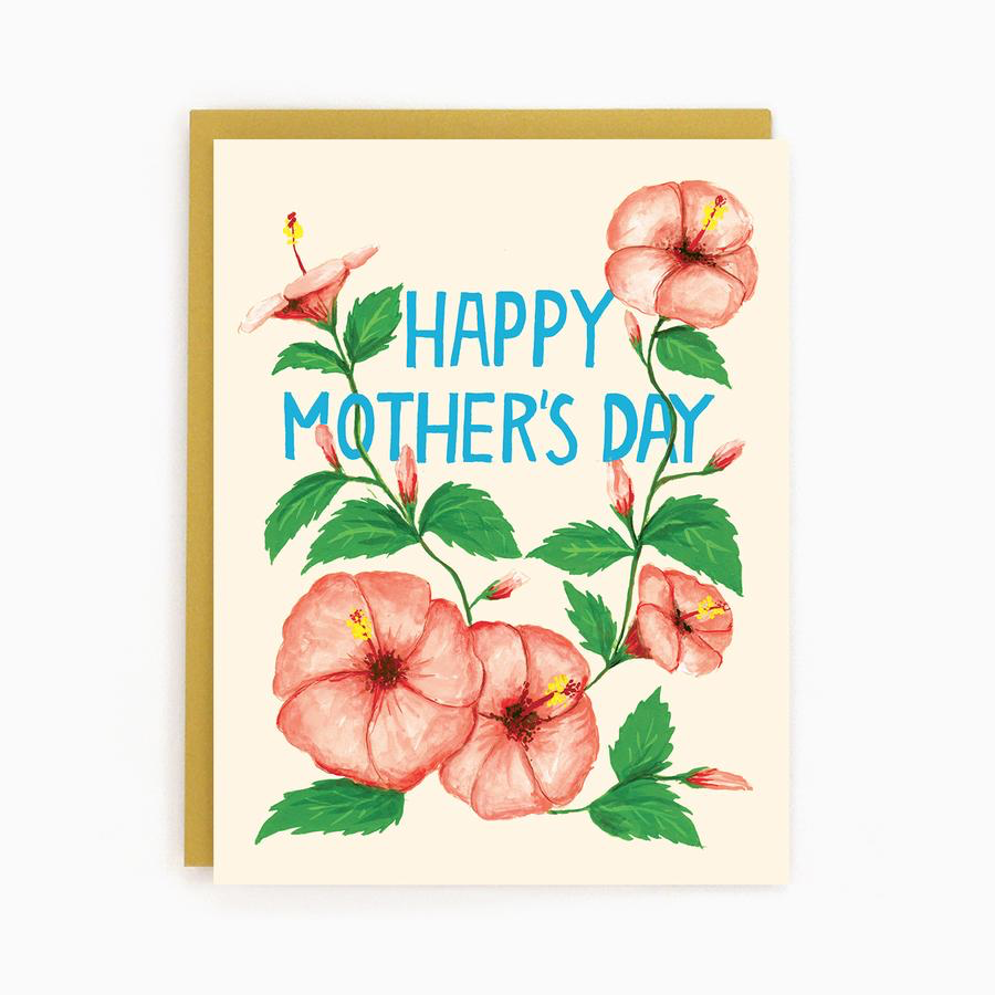 "Mom Hibiscus" Happy Mother's Day Card