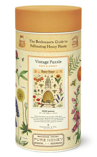 Vintage Jigsaw Puzzle: Bees & Honey