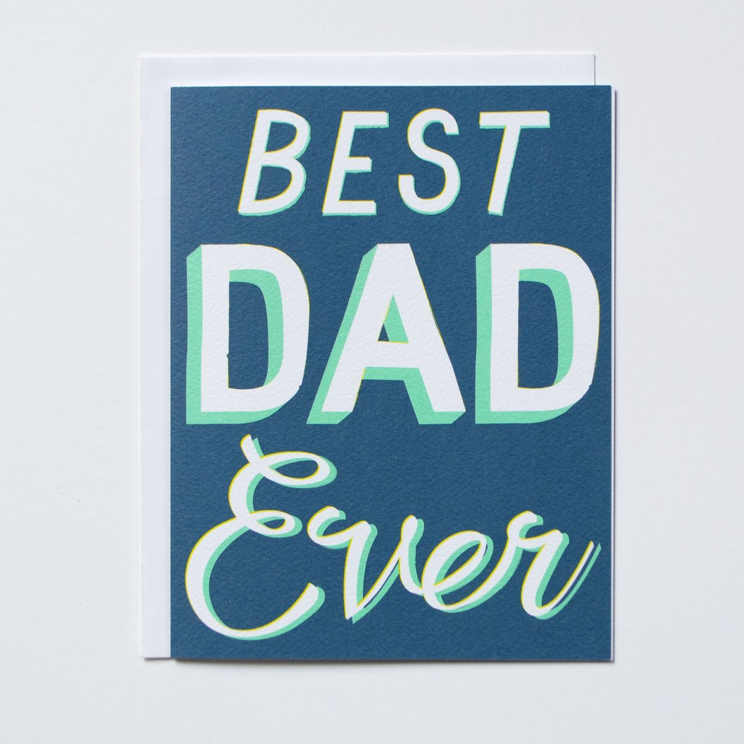 "Best Dad Ever" Note Card