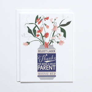"Thanks for Being a Great Parent" Note Card