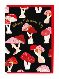 Mushroom Valentine's Day Card