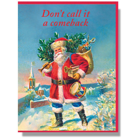 Smitten Kitten: "Don't call it a comeback" Boxed Holiday Cards