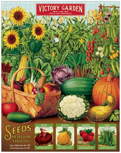 Vintage Jigsaw Puzzle: Victory Garden