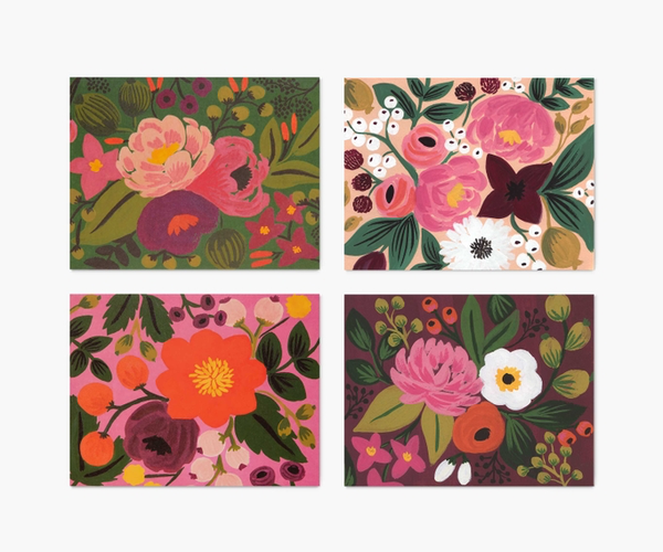 "Vintage Blossoms" Set of Assorted Note Cards