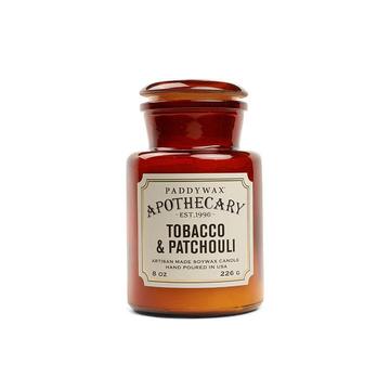 "Tobacco & Patchouli" 8 oz. Apothecary Candle