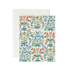 "Lottie" Floral Thank You Card