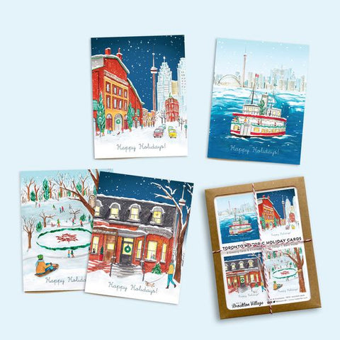 "Toronto: Historic Holiday" box of 8 assorted holiday cards