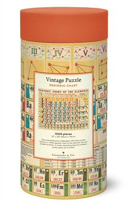 Vintage Jigsaw Puzzle: Periodic Chart