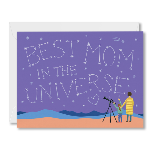 "Best Mom In The Universe" Mother's Day Card