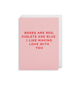 "Roses Are Red" Mini Card