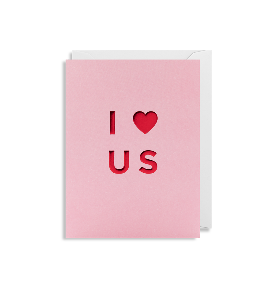 I Heart Us Mini Card