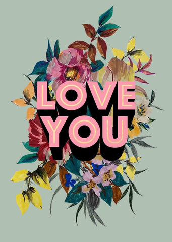 "Love You" Note Card