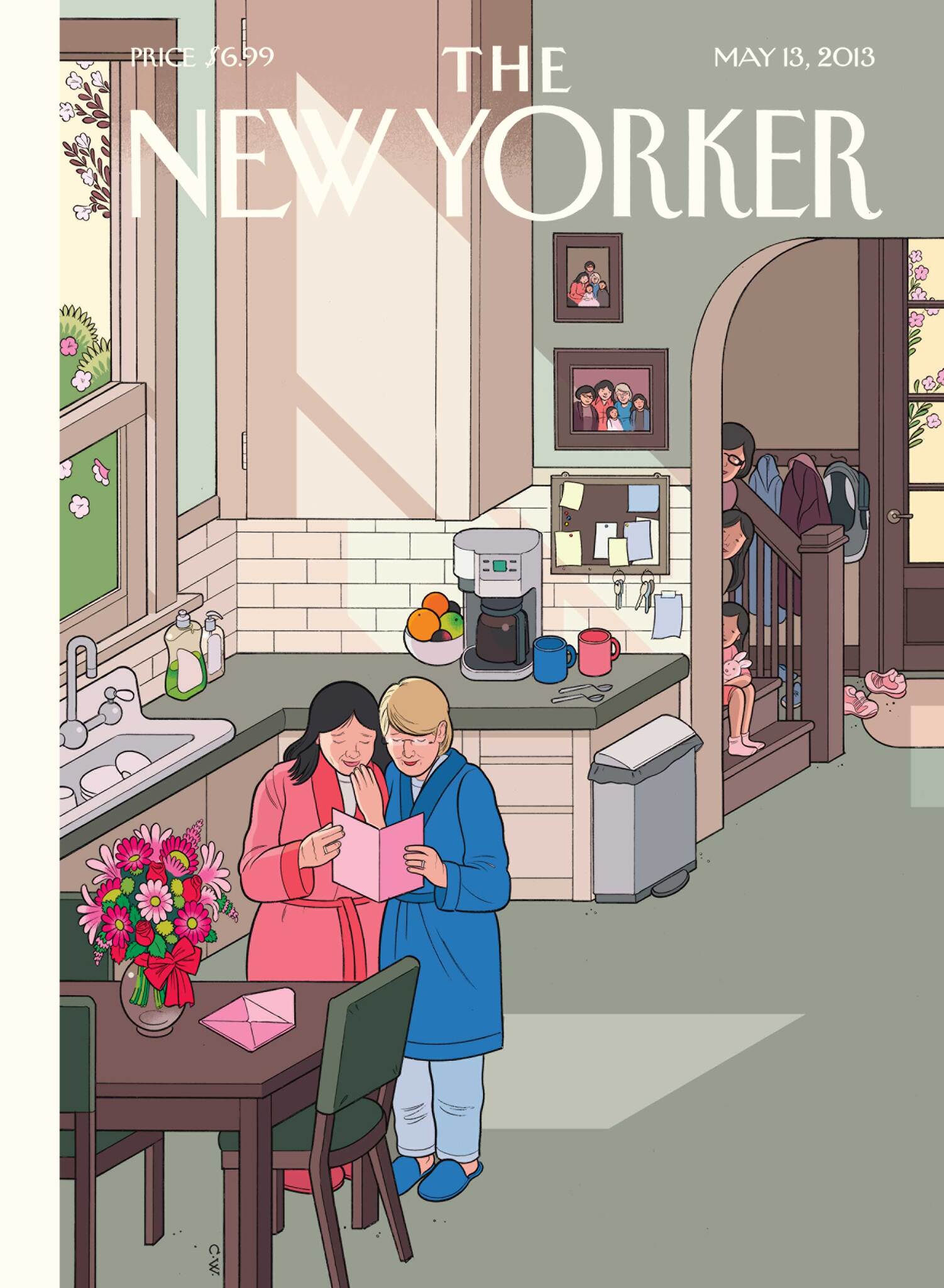 "Mother's Day Morning" New Yorker Cover Mother's Day Card