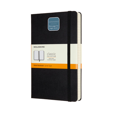 Moleskine Classic Notebook - Expanded Version- Ruled Pages