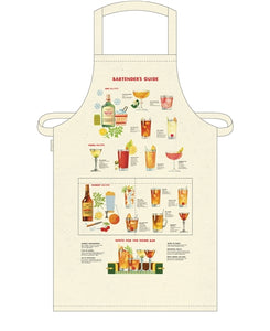 Vintage Bartender's Guide Apron