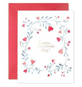 Heart Vine Valentine's Day Card