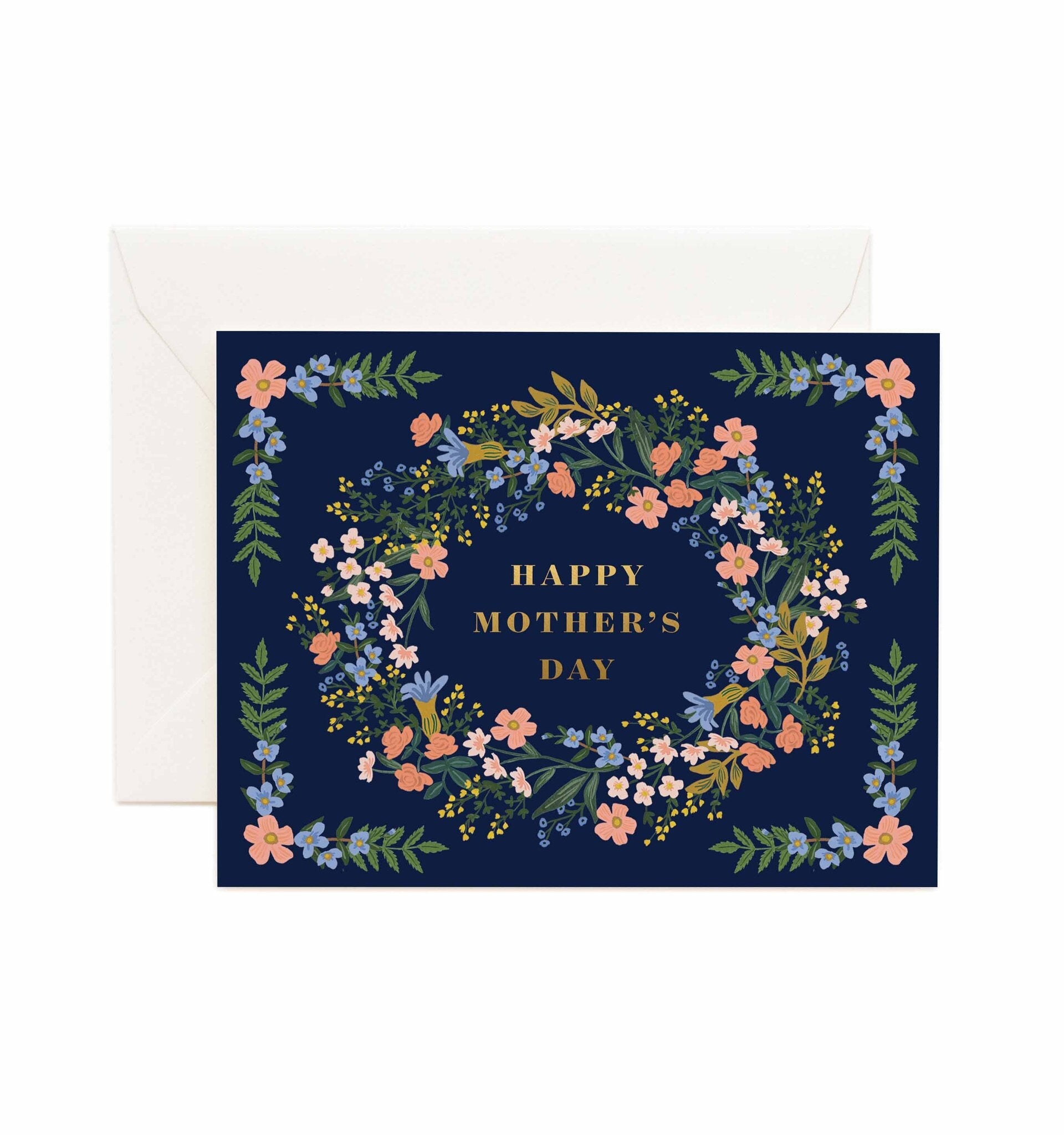 Happy Mother's Day Wreath Note Card