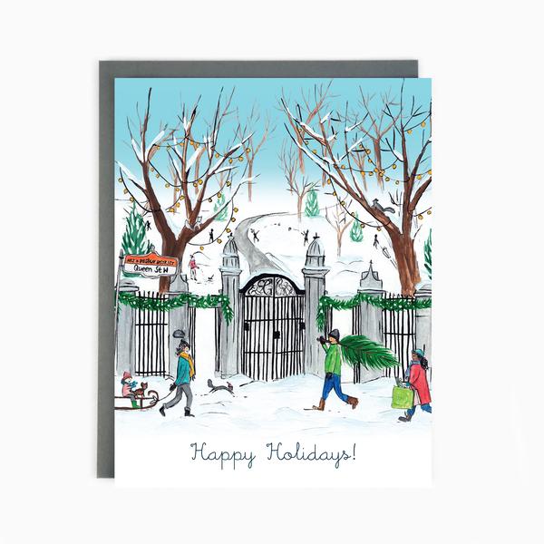 "Toronto: Happy Holidays" box of 8 assorted holiday cards
