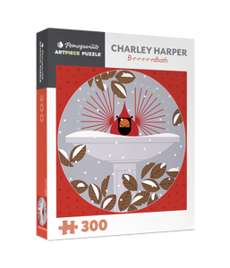 Charley Harper: "Brrrrrdbath" 300 piece jigsaw puzzle